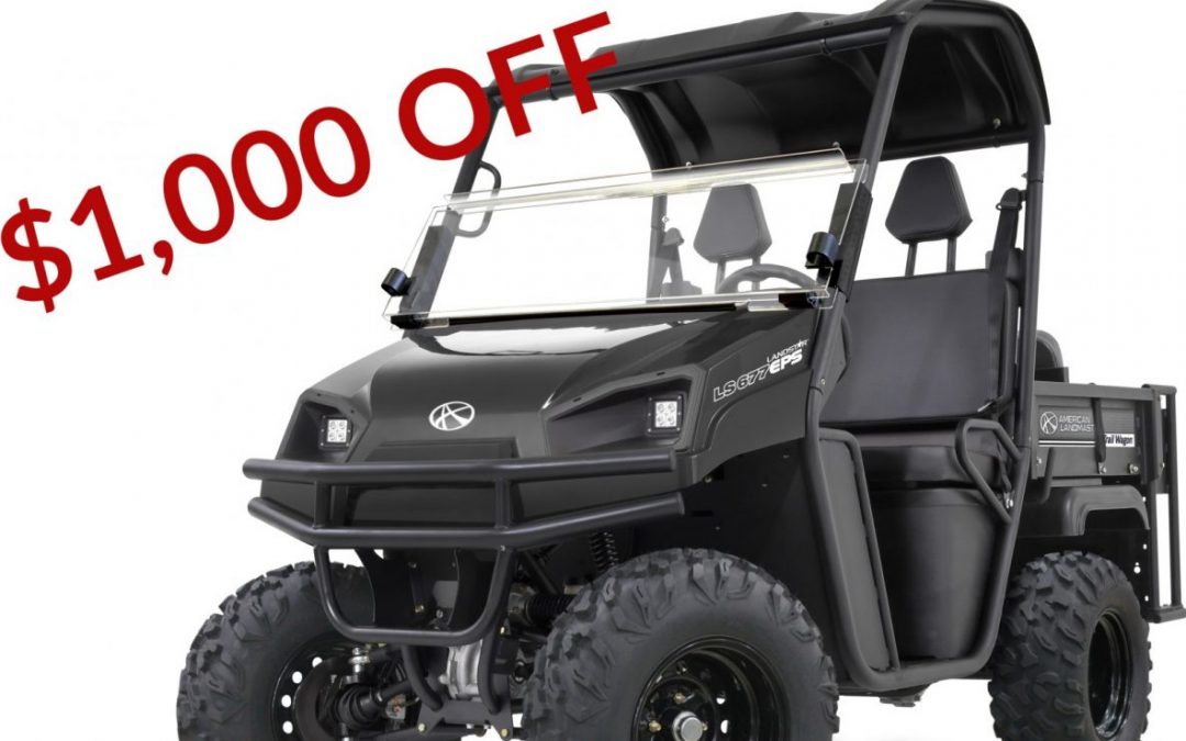 $1,000 OFF Any American Landmaster For a Limited Time!