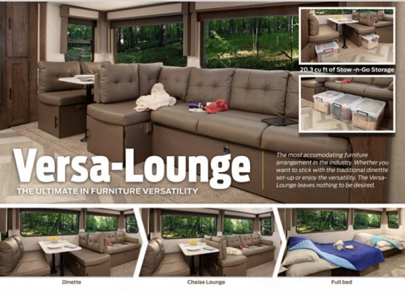 FEATURE RV:  Forest River Wildwood 29VBud With Versa Lounge!